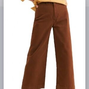 Free people patti wide leg crop pants